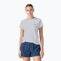 Women's trekking T-shirt Patagonia P-6 Logo Responsibili-Tee white