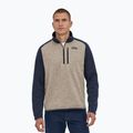 Men's Patagonia Better Sweater 1/4 Zip fleece sweatshirt oar tan