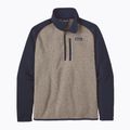 Men's Patagonia Better Sweater 1/4 Zip fleece sweatshirt oar tan 3