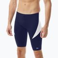 Men's swim jammers TYR Durafast Elite Curve Splice Hexa Jammer navy/white