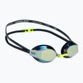 Swim goggles TYR Blackops 140 Ev Racing Mirrored gold/navy/yellow