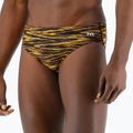 Men's TYR Fizzy Racer swim briefs black and gold RFIZ_008_30 4