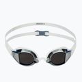TYR Stealth-X Performance Mirrored silver/white swim goggles 2