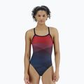 Women's one-piece swimsuit TYR Forge Diamondfit red/multi 4