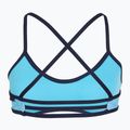 TYR Lapped Trinity swimsuit top light blue/aqua 2
