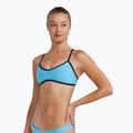 TYR Lapped Trinity swimsuit top light blue/aqua 7