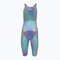 Women's one-piece swimsuit TYR Avictor Luminins Closed Back elec lime