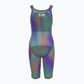 Women's one-piece swimsuit TYR Avictor 2.0 Luminins Open Back elec lime