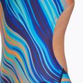 Women's one-piece swimsuit TYR Durafast Elite Riptidal Cutoutfit teal/orange 6