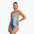 Women's one-piece swimsuit TYR Durafast Elite Bravura Cutoutfit white/multi 3