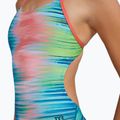 Women's one-piece swimsuit TYR Durafast Elite Bravura Cutoutfit white/multi 7