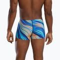 Men's swimming boxers TYR Durafast Elite Riptidal Square Leg teal/orange 2