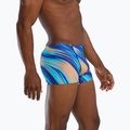 Men's swimming boxers TYR Durafast Elite Riptidal Square Leg teal/orange 4