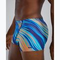 Men's swimming boxers TYR Durafast Elite Riptidal Square Leg teal/orange 7