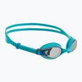 Children's swim goggles TYR Swimple Metallized silver / blue