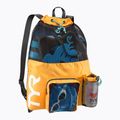 Swim bag TYR Big Mesh Mummy Bag 40 l orange