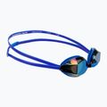 Women's swim goggles TYR Blackops 140 Ev Racing Mirrored royal/light blue