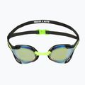 Swim goggles TYR Tracer-X Elite Racing Mirrored black/lime 2