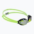 Swim goggles TYR Stealth-X Performance Mirrored electro lime