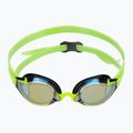 Swim goggles TYR Stealth-X Performance Mirrored electro lime 2