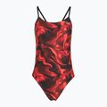Women's one-piece swimsuit TYR Durafast Elite Waveform Cutoutfit red