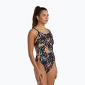 Women's one-piece swimsuit Tyr Durafast Elite Validus Cutoutfit orange/aqua/black 4