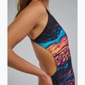 Women's one-piece swimsuit Tyr Durafast Elite Magmata Cutoutfit gold/multi/rainbow 7