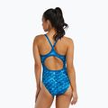 Women's one-piece swimsuit Tyr Durafast Elite Oceanid Diamondfit light blue/aqua 2