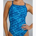 Women's one-piece swimsuit Tyr Durafast Elite Oceanid Diamondfit light blue/aqua 5