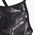 Women's one-piece swimsuit TYR Durafast Elite Waveform Diamondfit titanium 3