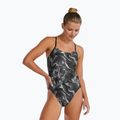 Women's one-piece swimsuit TYR Durafast Elite Waveform Cutoutfit titanium 4