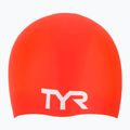 Swim cap TYR Wrinkle Free Silicone bright red