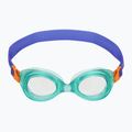 Children's swim goggles TYR Aqua Blaze green/orange 2