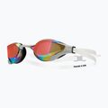 Swim goggles TYR Tracer-X RZR Mirrored white/grey