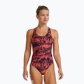 Women's one-piece swimsuit TYR Durafast Lite Seismo Maxfit red
