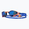 Swimming goggles TYR Tracer-X RZR Mirrored blue/orange