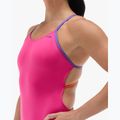 Ladies' one-piece swimsuit Tyr Multistrap Cutoutfit Durafast Elite pink/multi 6