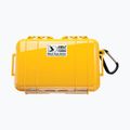 Storage container PELI 1050 Micro Case black/yellow