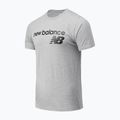 Men's New Balance Classic Core Logo grey T-shirt