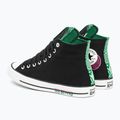 Converse Chuck Taylor All Star Hi black/green/prime pink trainers 3