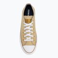 Converse women's trainers Chuck Taylor All Star Lift Platform Herringbone Stripe utility sunflower/trek tan 5