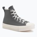 Women's trainers Converse Chuck Taylor All Star EVA Lift Platform Leather sharkskin/warm quarry/egret