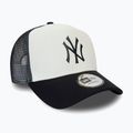 New Era Team Block Trucker cap NYY black/white