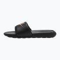 Women's flip-flops Nike Victori One Slide black/black/metallic red bronze 2