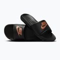 Women's flip-flops Nike Victori One Slide black/black/metallic red bronze 3