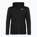 Men's Nike Dri-Fit Hooded Fitness Full Zip Fleece sweatshirt black/white