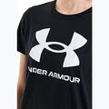 Under Armour Rival Logo women's t-shirt black/white 4