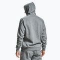 Men's Under Armour Rival Hoodie pitch gray light heather/onyx white 5