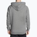 Men's Under Armour Rival Hoodie pitch gray light heather/onyx white 3