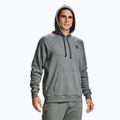 Men's Under Armour Rival Hoodie pitch gray light heather/onyx white